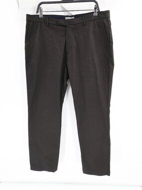 Luca Faloni Pants Mens 38 Cotton Summer Chinos Flat Front Stretch Made in Italy
